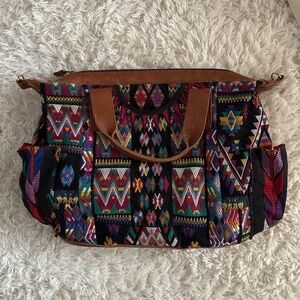 Nena & Co. Multicolor ONE OF A KIND LARGE CONVERTIBLE DAY BAG